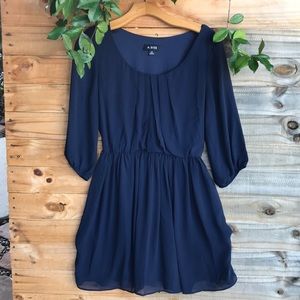 Blue Mini Dress 👗